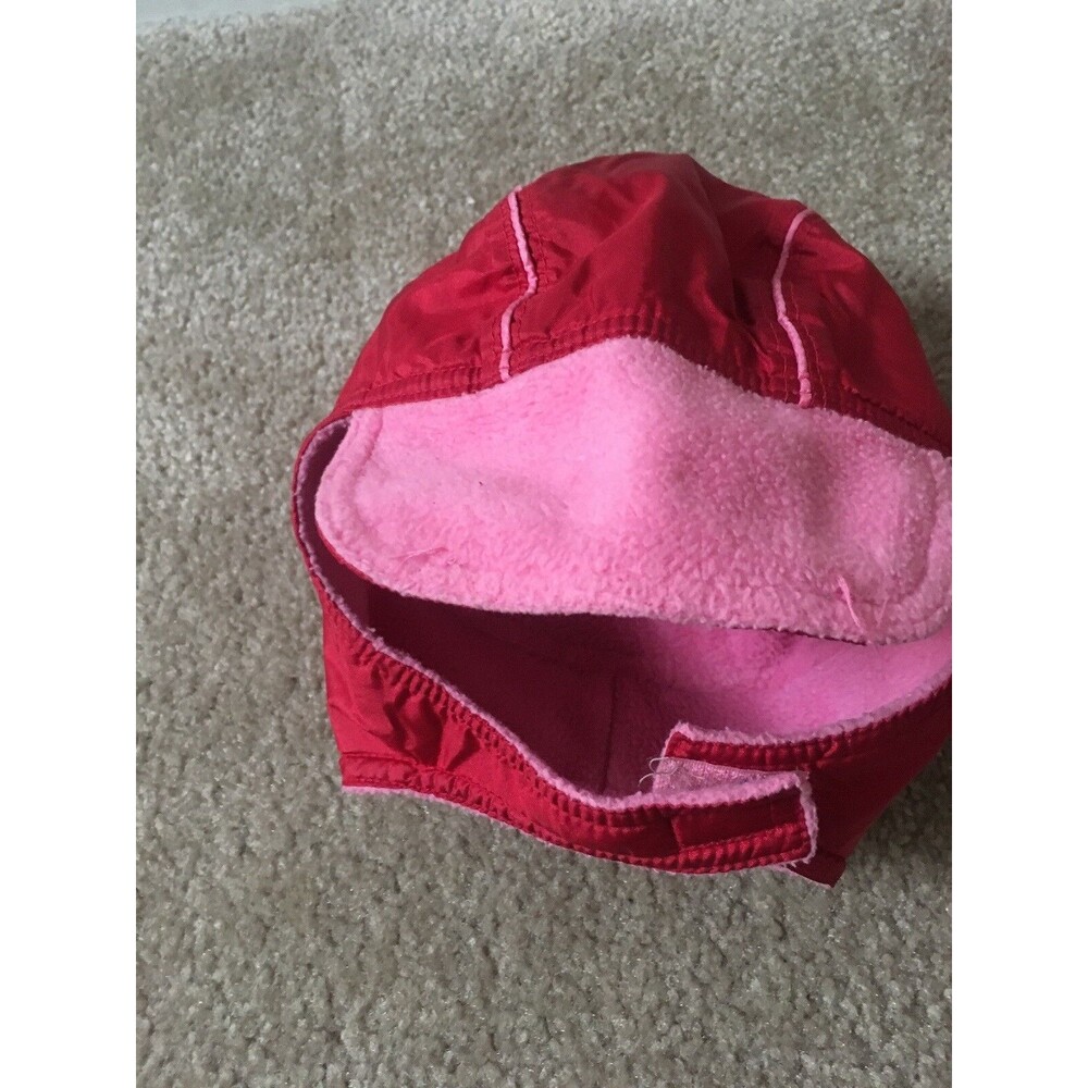 Old Navy Baby Infant Toddler Aviator Trapper Hat Size 12-24 Months Pink